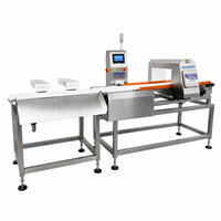 Detector de Metales Industrial y Comprobador de Peso Combinado para la Industria Alimentaria, Sistema Combinado para Línea de Producción, Precio