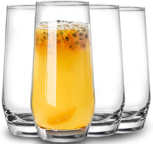 Best Selling 12oz Cocktail <strong>Glasses</strong> Transparent <strong>Collins</strong> <strong>Glass</strong> Cups Cylindrical Highball <strong>Glass</strong> for Party and Wedding - Product Image 3