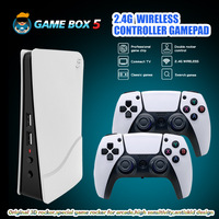 Console de Jeu Vidéo 4K HD Game Box P5 Plus avec Manette Sans Fil 2.4 GHz Prise en Charge PS1 PSP N64