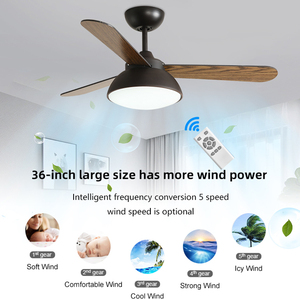 Nhà Sản Xuất Chuyên Nghiệp Hiện Đại Dc Mute Quạt Trần Với Đèn Chùm Ánh Sáng - Product Image 4