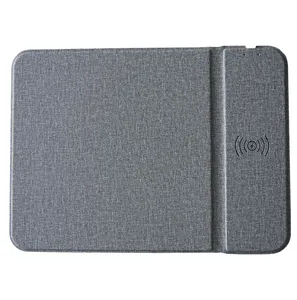 Tapis de bureau MPS personnalisé chargement sans fil tapis de souris Usb support de téléphone pliable support de téléphone portable tapis de souris de bureau chargeur sans fil