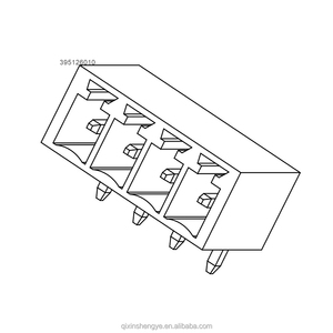 Hàng rào Dải khối thiết bị đầu cuối và kết nối 395126010 3.81 mét Pitch eurostyle <span class=keywords><strong>Right</strong></span>-<span class=keywords><strong>Angle</strong></span> PCB tiêu đề g - Product Image 1