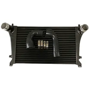 การปรับแต่งประสิทธิภาพหลักสีดำขนาดใหญ่สำหรับ VW Golf GTI R Mk7 Intercooler