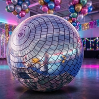 Ballon Miroir Disco Gonflable Réfléchissant en Gros pour Fêtes de Noël, Décoration Personnalisée avec Logo pour Événements