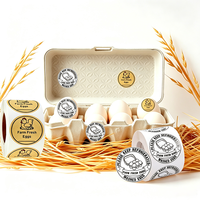 Étiquettes autocollantes pour emballages alimentaires Haoxuan Factory Supply, étiquettes de produits pour pots à œufs, bouteilles et emballages d'aliments frais
