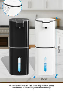 M19 nueva pantalla cuadrada Sensor infrarrojo sin contacto dispensador automático de jabón para platos 14,2 oz/420ml dispensador de líquido para Baño - Product Image 3