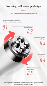 Productos de belleza Masajeador de ojos portátil para eliminación de Círculos oscuros de arrugas y vibración ocular - Product Image 6