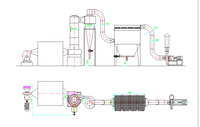 2025 nouveau séchoir Flash industriel pour l'amidon alimentaire Machine de séchage Flash de chauffage électrique pour l'usine de production de poudre