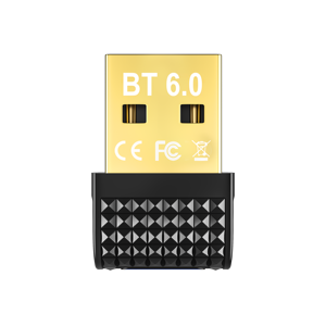 <strong>USB</strong> <strong>Bluetooth</strong> <strong>Adapter</strong> for PC 6.0 Dongle Receiver with EDR &amp; BLE Plug &amp; Play Works with Headphone/Keyboard/Mouse/Speaker/Printer - Product Image 2