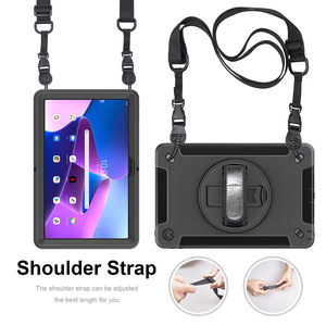 Housse robuste antichoc en TPU robuste avec dragonne étui pour tablette pour <span class=keywords><strong>Lenovo</strong></span> <span class=keywords><strong>Tab</strong></span> M10 10.6 3rd 2nd Gen 4 10.1 M8 <span class=keywords><strong>P11</strong></span> - Product Image 5