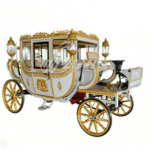 Chariot royal électrique de tourisme pour extérieur, décoration de calèche royale, véhicule équestre à vendre - Product Image 4