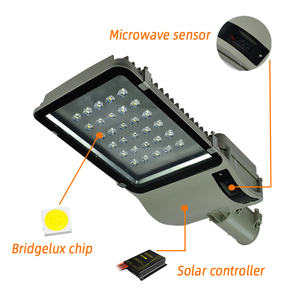 Chất Lượng Cao 20W 50W 60W 70W 80W 100W 120W Ngoài Trời Ip65 Led Năng Lượng Mặt Trời Ánh Sáng Đường Phố Hệ Thống Với Cực - Product Image 2