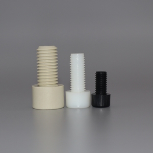 High-Quality New Nylon Black Hex Socket <b>Machine</b> <b>Screws</b> and Bolts DIN 912 for Rubber or Plastic Fixation - Product Image 1