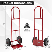 Chariot à main à 6 roues pour monter les escaliers, design pliable, montée et descente des escaliers sans effort