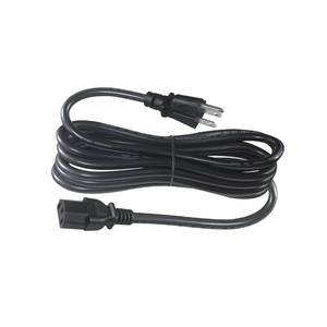 Câble d'alimentation robuste de 1 m, 18 AWG, gaine PVC, NEMA 5-15P vers IEC C13, prise US, pour usage domestique - Product Image 3
