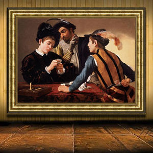 Dipinto a Olio Antico Grande Fatto a Mano su Misura di Xiamen con Cornice Dorata per Decorazione Murale di Soggiorno, Camera da Letto e Sala da Pranzo - Product Image 1