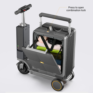 <span class=keywords><strong>Valise</strong></span> électrique intelligente de luxe 3 en 1, <span class=keywords><strong>valise</strong></span> de designer à roulettes, scooter électrique américain, bagage de voyage, bagage à main - Product Image 6