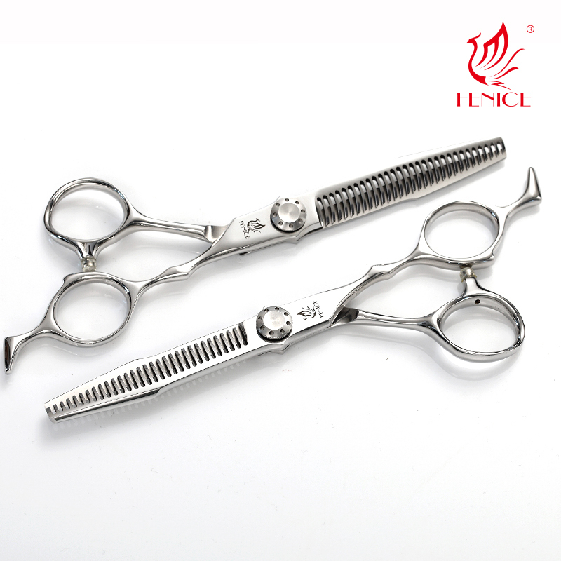 Fenice VG10 En Acier Inoxydable 6 Pouces Coiffure Dents Cisailles Ciseaux à Amincir les Cheveux