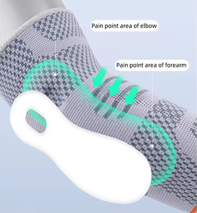 Genouillère élastique respirante avec sangle, protection du genou pour la musculation, le <span class=keywords><strong>crossfit</strong></span> et le soulagement des douleurs articulaires - Product Image 3