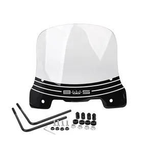 For tank 150CC scooter windshield transparent plate heightening front windshield with accessories