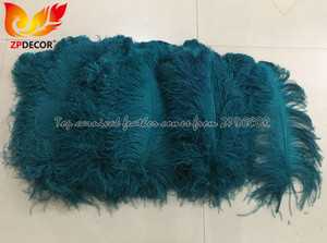 Zpdecoration-<span class=keywords><strong>plumas</strong></span> <span class=keywords><strong>de</strong></span> avestruz teñidas <span class=keywords><strong>de</strong></span> alta calidad, <span class=keywords><strong>plumas</strong></span> verdes para árbol y pluma, 60-65 cm - Product Image 3