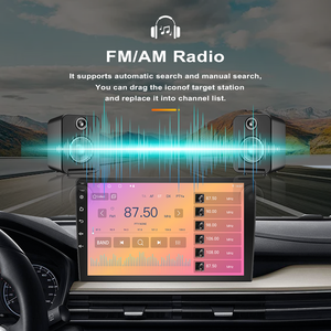 Radio <span class=keywords><strong>MP5</strong></span> para coche F133 de 9 pulgadas, 1024x600, LCD táctil capacitiva, Apple Carplay, pista de sonido estéreo automática, copia de seguridad, pantalla dividida USB - Product Image 4