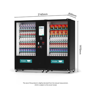 Distributeurs automatiques commerciaux de boissons et de sodas 24h/24 pour boissons et collations avec paiement par pièces, cartes et espèces - Product Image 6
