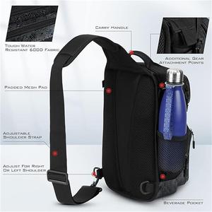 Bolsa de Pesca Convertible de Fábrica, Mochila Táctica Ligera para Pesca, Bolsa de Almacenamiento para Aparejos de Pesca - Product Image 6