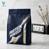 Sachet Doypack Personnalisé pour Compléments Alimentaires avec Fenêtre, Fermeture Ziplock, en PE de Qualité Alimentaire, Sérigraphié, pour Poudre