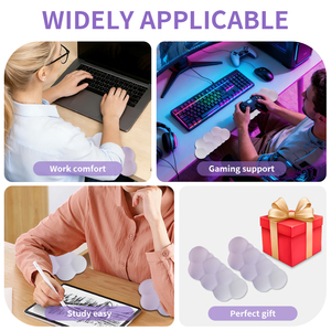 Protectores de Esquina en Forma de L Personalizados con Almohadilla de Memoria para Teclado, Paquete de 2, Almohadilla de Ratón en Forma de L para Reposamuñecas de Oficina - Product Image 4