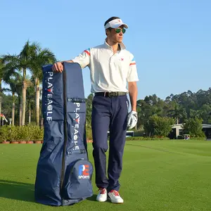 Playeagle bolsa de viagem golfe, com trava de combinação, bolsa de aviação com rodas, bolsa de viagem para golfe