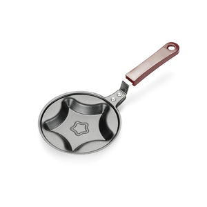 Padella Antiaderente Piccola in Ghisa a Forma di Stella con Manico in Plastica, Stile Piatto, per Frittura, Vendita all'Ingrosso dalla Fabbrica - Product Image 1