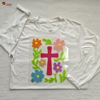 En gros, patchs thermocollants et transferts DTF personnalisés pour vêtements et chapeaux, motifs carotte, jeans, fourrure croisée, duvet moelleux, chenille, pour enfants, thème été et Pâques
