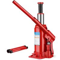 Gato hidráulico vertical para coches pequeños de 10 toneladas con posición alta y baja, brazo basculante fácil de mover para uso automotriz e industrial