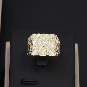 JXX Joyería al por Mayor, <span class=keywords><strong>Anillo</strong></span> de Hombre Chapado en <span class=keywords><strong>Oro</strong></span> de <span class=keywords><strong>24K</strong></span>, Joyería Geométrica Simple Cuadrada para Mujer, <span class=keywords><strong>Anillo</strong></span> de Boda - Product Image 2