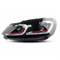 Phares LED adaptés à Volkswagen Golf 6 2009-2012 Golf Mk6 LED DRL Phares HID Angel Eyes Bi-xénon Accessoires