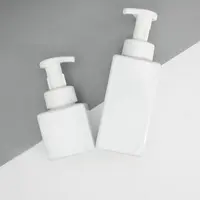 250Ml 500Ml Schuim Emulsie Pet Care Fles Plastic Foursquare Fles Shampoo Body Wash Fles