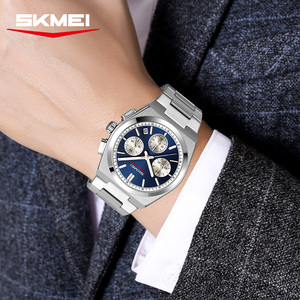 OEM/ODM Quartz Movement Stainless Steel 40mm Glass Dial Antique Simple Business Men High Quality <b>Waterproof</b> <b>Watches</b> Customer - Product Image 3