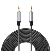Câble audio stéréo Yinyu AC060M 1,5 m 3 m 3,5 mm TRS vers TRS pour autoradio, home cinéma et amplificateur