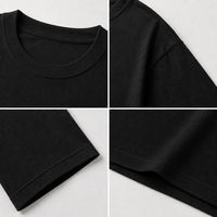 T-shirt unisexe surdimensionné 400 GSM, 100% coton, col rond, manches courtes, imprimé graphique, streetwear