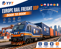 Transitaire ferroviaire professionnel en Europe, service DDP de la Chine vers le Royaume-Uni/l'Allemagne/l'Europe, agent d'expédition rapide porte-à-porte