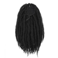 Queue de cheval synthétique Marley Curl en gros pour femmes noires, style Afro Kinky, à enrouler rapidement, tressage simple, 18 pouces, marque Sharopul