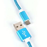 Câble Micro USB Câble de données de chargeur rapide tressé en nylon pour Samsung