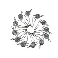 Épingles de comptage rondes pour tricot, motif dessin animé, avec boucle anti-déclenchement, pour tricot DIY, outils de tricot personnalisés