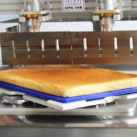 Machine professionnelle à découper les gâteaux à ultrasons pour découpe triangulaire, diamant, ronde et carrée