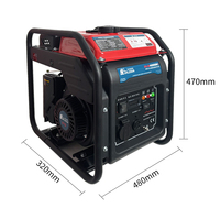 Fournisseur Vente en gros Générateurs à onduleur à cadre ouvert 110v 220v 230v 3kW 4kw Cadre AVR Générateurs à onduleur à essence portables