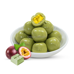 Cubes de fruit de la passion lyophilisés enrobés de chocolat au thé au <span class=keywords><strong>jasmin</strong></span> parfumé, 100% naturels, snacks de qualité supérieure OEM, vente en gros et au détail - Product Image 1