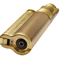 Briquet à cigare CIGARLOONG réglable, portable, coupe-vent, en métal, avec poinçon, idéal pour un cadeau