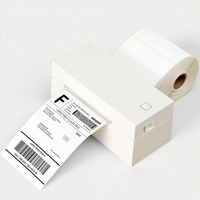 Rouleau d'étiquettes d'expédition thermiques autocollantes en papier plastique imperméable 4x6 pouces pour la promotion 500 feuilles/rouleau Personnalisable
