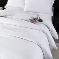 Ensemble de literie de style uni personnalisable, taille king, luxueux, 100% coton, pour hôtel